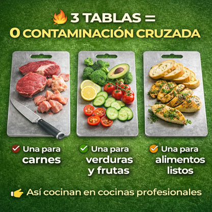 Set de Tablas para picar Premium Inox 304