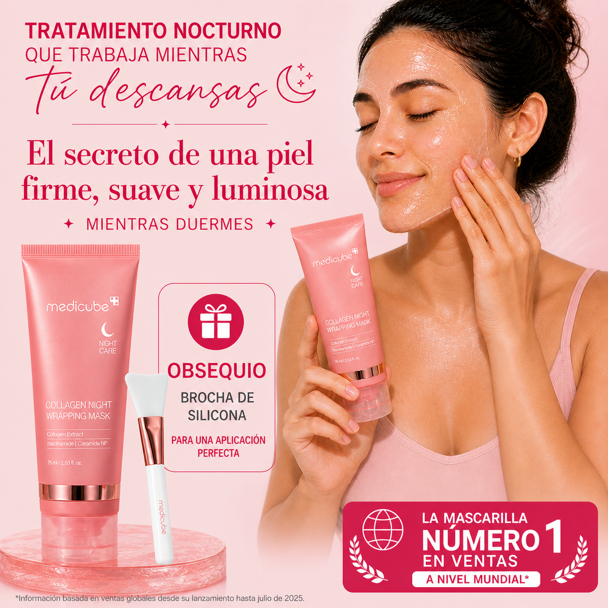 Mascarilla de Colágeno nocturno Medicube®️