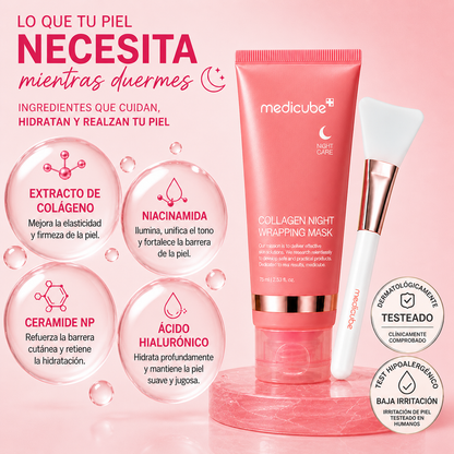 Mascarilla de Colágeno nocturno Medicube®️