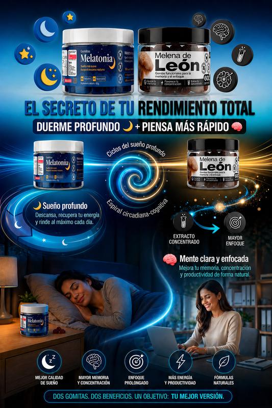 Melatonina y Melena de León