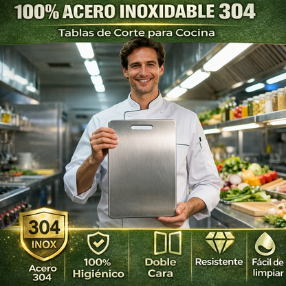 Set de Tablas para picar Premium Inox 304